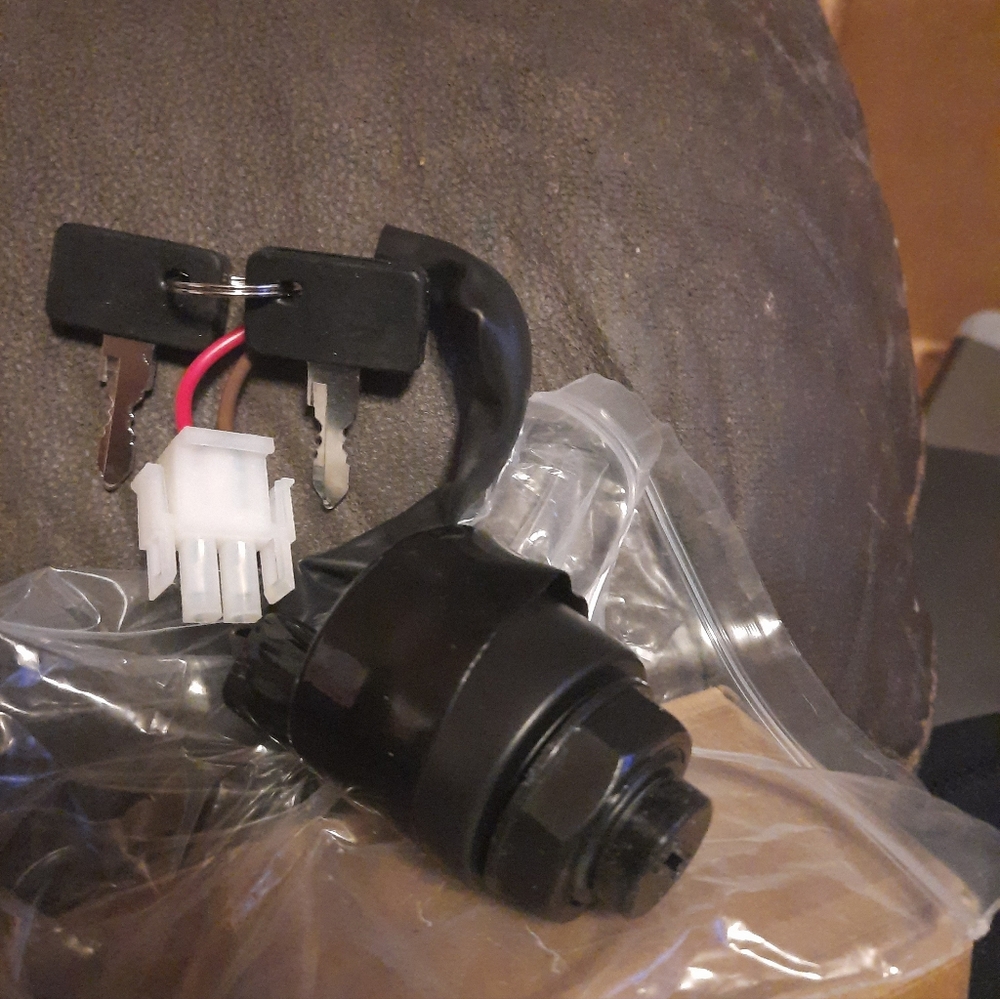 Black Ignition Switch with Keys